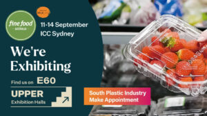 Sustainable Tamper Proof Packaging Systems From South Plastic at Fine Food Australia 2023